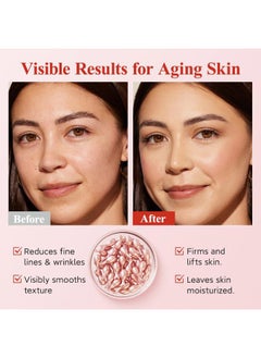 HKH Retinol Serum for Face - Anti Wrinkle Facial Serum with Vitamin C & Vitamin E, Vit A Capsule with Collagen for Women, Reduces Fine Lines, Firming Skin, Moisturise, Travel Friendly (38 ct)  - Image 4