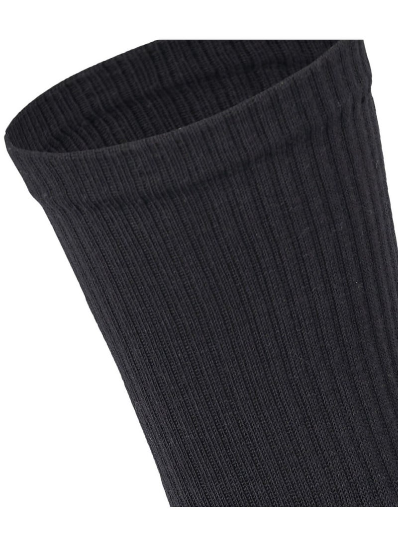 سام سوكس مجموعة من 3 جوارب رياضية نصف فوطة للنساء، أسود سادة 36-40 EU - Image 3