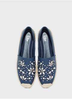 ELLA Floral Diamante Espadrille  - Image 4