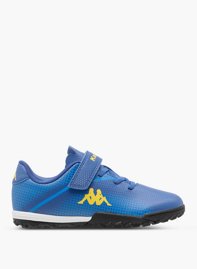 Kappa Boys' Logo Detail Football Shoes with Hook and Loop Closure  - Image 3