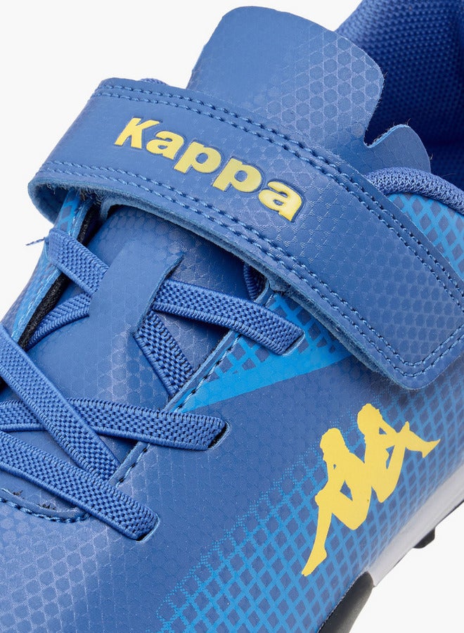 Kappa Boys' Logo Detail Football Shoes with Hook and Loop Closure  - Image 4
