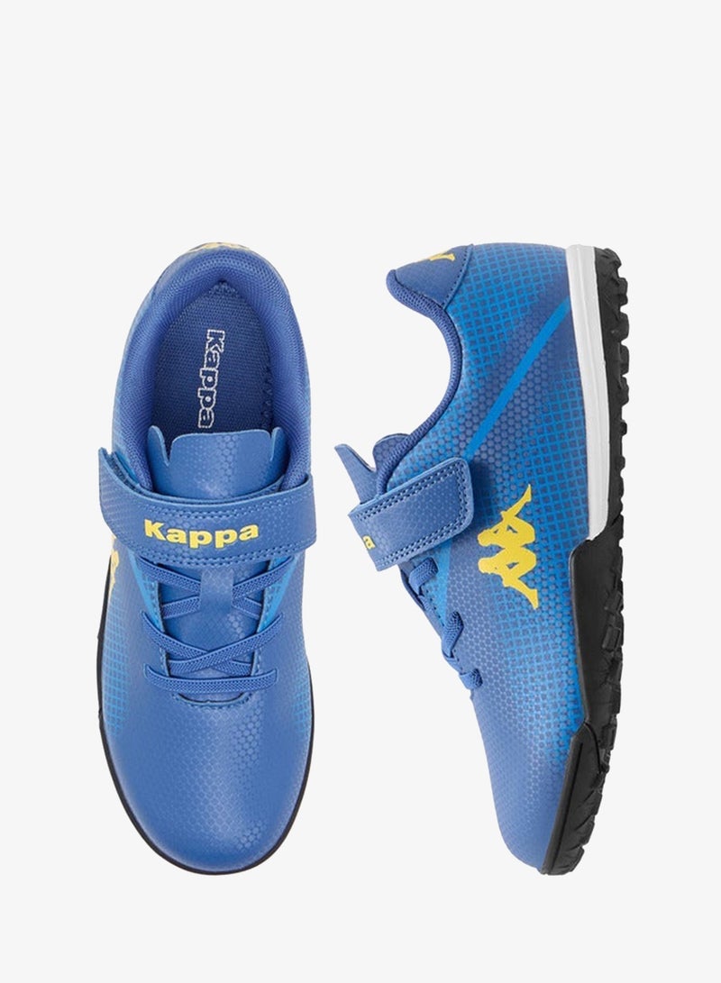 كابا حذاء كرة قدم للأولاد بتفاصيل شعار وإغلاق بشريط لاصق - Image 3