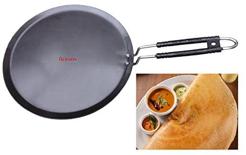 Olrada Iron Flat Dosa Tawa with Wire Handle (12 inch) - Image 2