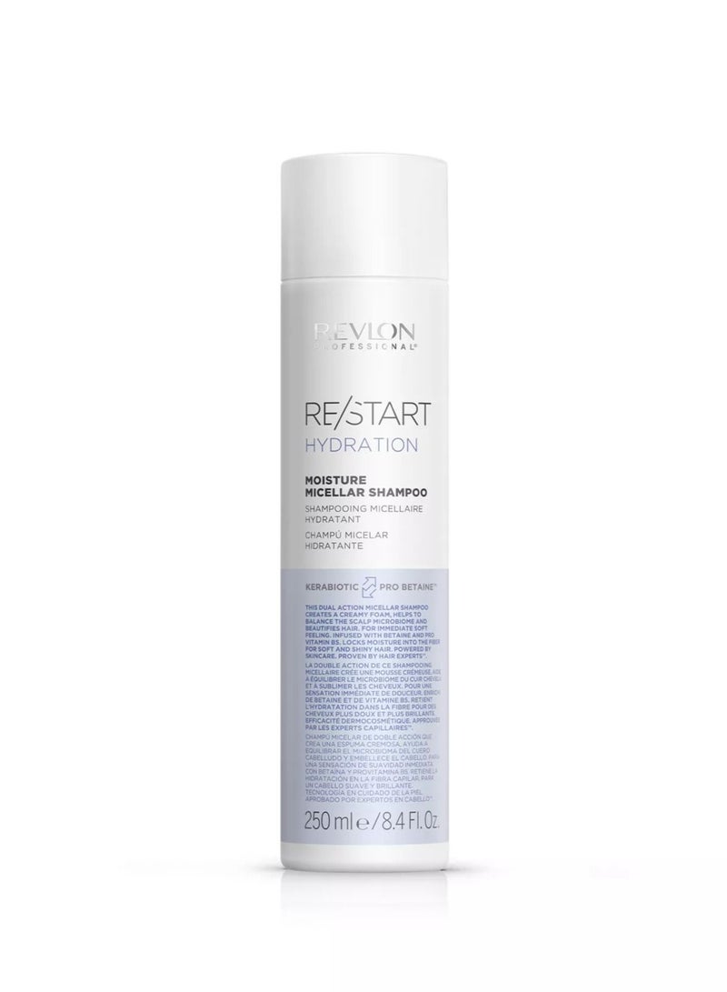 Revlon Professional Restart Hydration Micellar Moisture Shampoo  250 Ml - Image 1