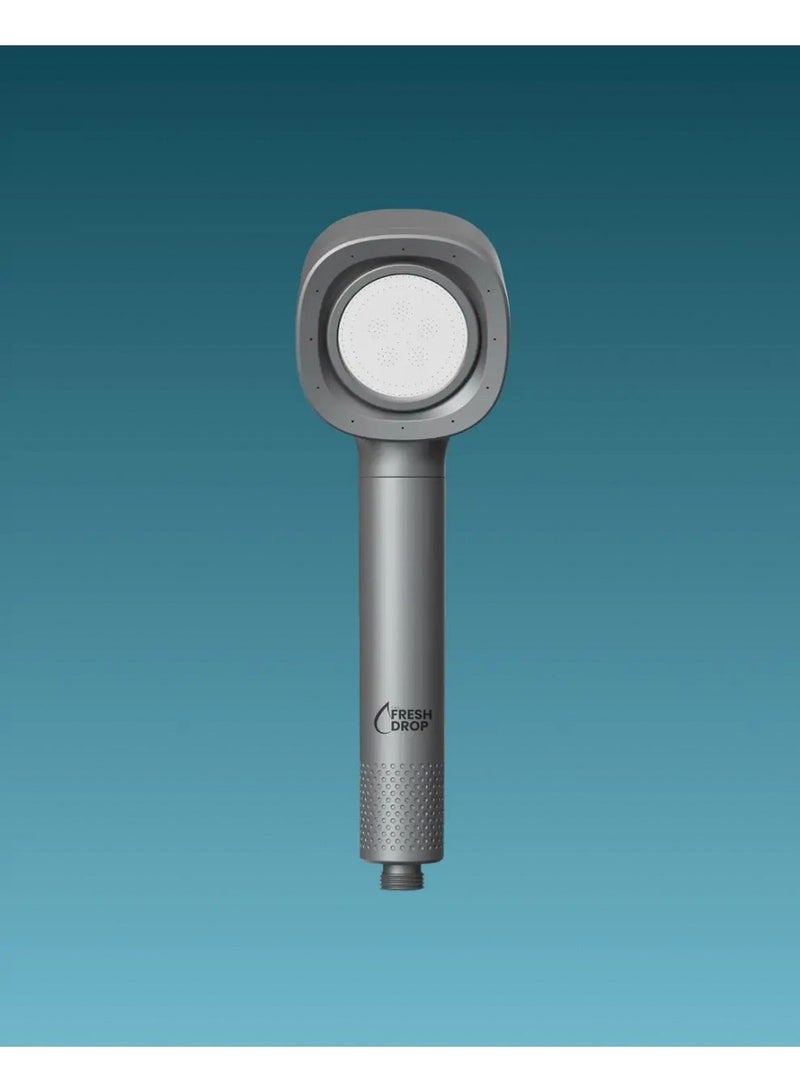 The Fresh Drop رأس دش وفلتر دش فاخر ومعتمد بشهادة الآيزو (ISO) للعناية بالشعر والبشرة من "ذا فريش دروب" | فلترة متطورة وعالية الكفاءة لإزالة الكلور والصدأ والملوثات والشوائب والترسبات الضارة لتوفير مياه نقية لبشرة ناعمة وشعر صحي - Image 2