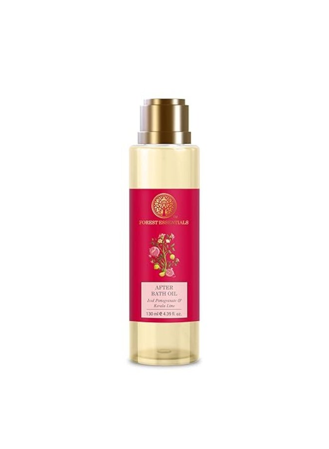 Forest Essentials After Bath Oil Iced Pomegranate & Kerala Lime | After Shower on Wet Skin | Keeps Skin Hydrated | For Lightly Scented & Soft Skin | For Daily Use - Image 1