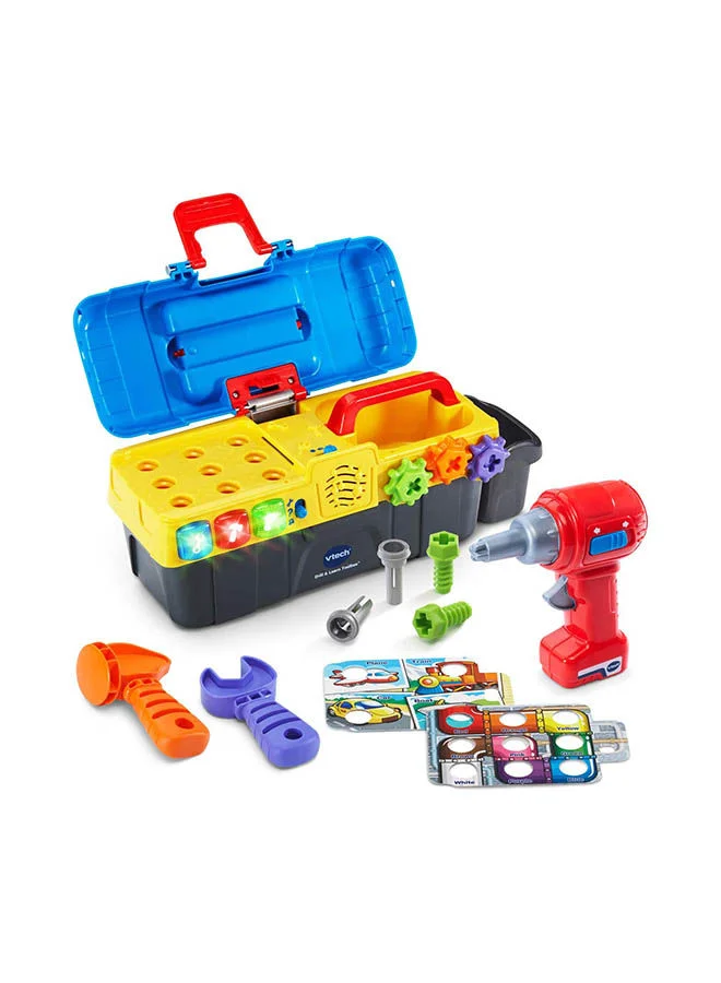 في تك Drill And Learn Toolbox, Toy With Music, Lights, Colours, Baby Interactive, Educational Gift Suitable