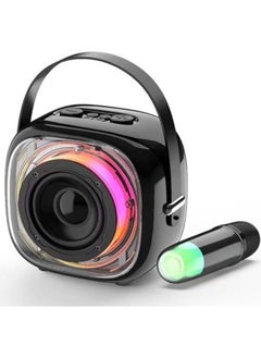 Lenyes Lenyes S226 speaker bluetooth portable wireless karaoke RGB original,BLACK  - Image 1