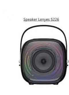 Lenyes Lenyes S226 speaker bluetooth portable wireless karaoke RGB original,BLACK  - Image 3