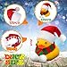 Funtery 12 Pcs Christmas Rubber Ducks Bulk with Xmas Hats and Scarf Mini Bath Rubber Ducky Showers for Xmas Winter Holiday Celebration Party Favors Stocking Stuffers Birthday Gift Exchange - Image 4