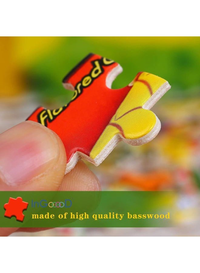 Ingooood Jigsaw puzzle-2018 Collector Series – Crazy Candy - 1000 Pieces for Adult Graduation - Image 2