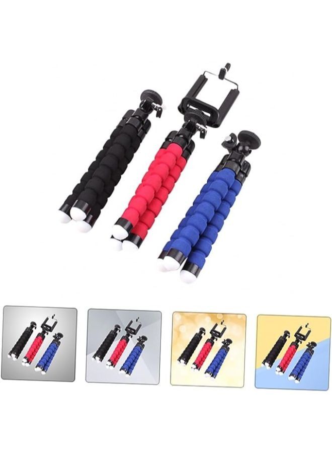 3 Pieces Camera Tripod Selfie Stick Tripod  - Image 5