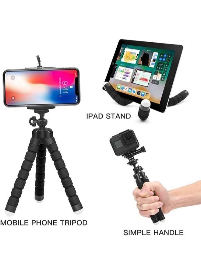 3 Pieces Camera Tripod Selfie Stick Tripod  - Image 4