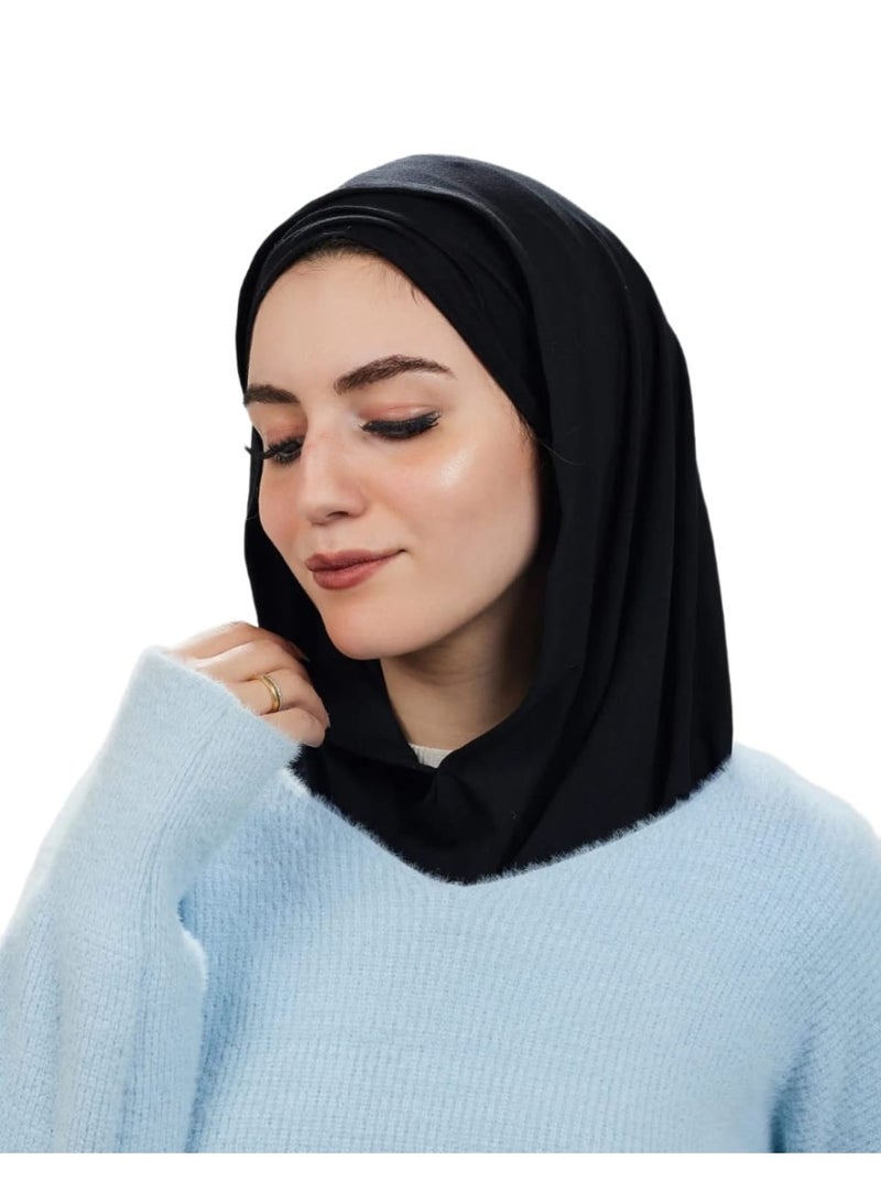 Easy scarf, two bonnets, with scarf ready to wear