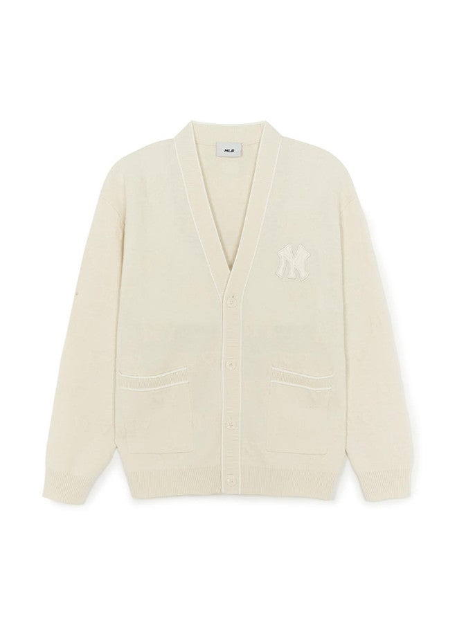 MLB Men'S And Women'S Couple Fashion Embroidered Jacquard Knit Cardigan 25 Autumn Season Kcm02 - Image 5