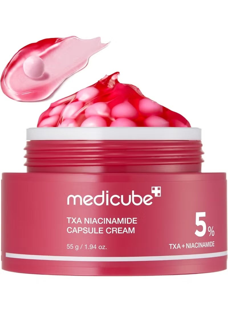 Medicube TXA+Niacinamide Capsule Cream for After Spot Care Use|Ultimate Dual Radiance Moisturizer