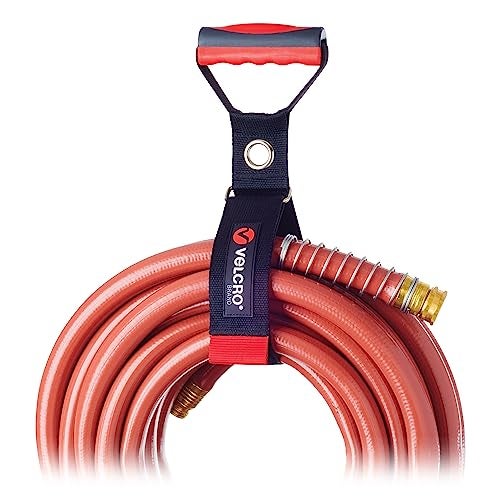 VELCRO Brand Heavy Duty Carrying Strap with Handle Extension Cord Garden Hose Storage Durable Garage Organization Holds 100 Pounds Gadgets for Men Practical Gifts