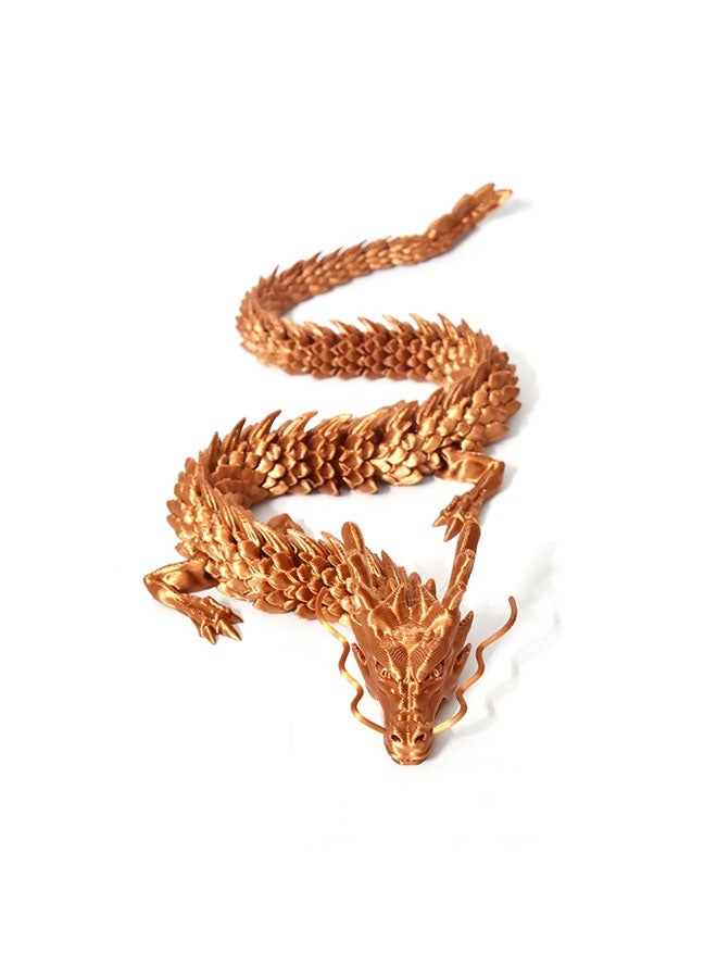 3D Printing Chinese Dragon Ornament Landscape Decoration Crafts Joints Movable Creative Hand Decorative Ornament - Image 1
