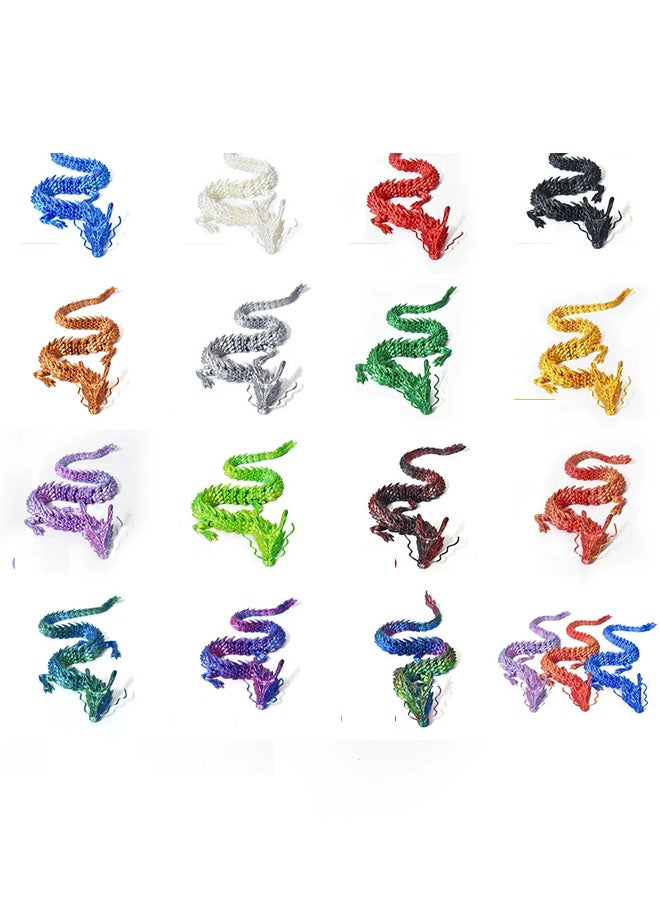 3D Printing Chinese Dragon Ornament Landscape Decoration Crafts Joints Movable Creative Hand Decorative Ornament - Image 2
