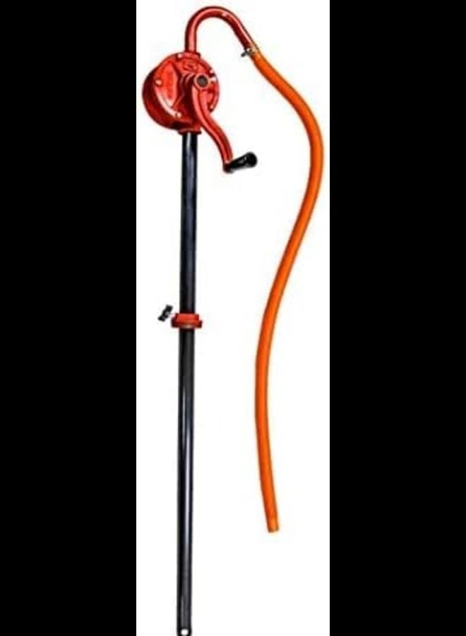 عباسلي مضخة دوارة ذات غشاء مزدوج ، مضخة أسطوانية من الحديد المجلفن تعمل بالدوران بمعدل 1.3 جالون لكل 20 لفة - Image 2