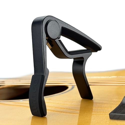 WINGO Guitar Capo for Acoustic and Electric Guitars with 5 Picks for Free, Black. - Image 3
