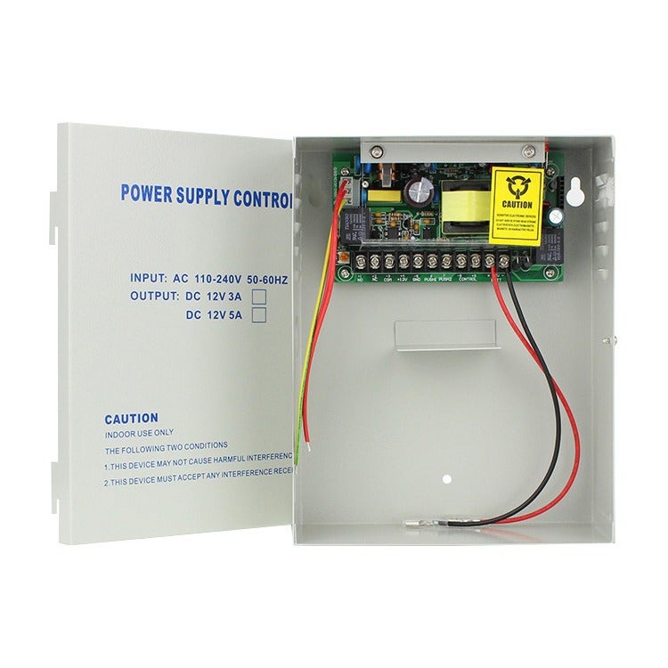 Access Control Power Supply Box Power Supply Controller Access Control Power Supply 12V3A Switching Power Supply 12V5A System Power Supply Large Power Supply - Image 5