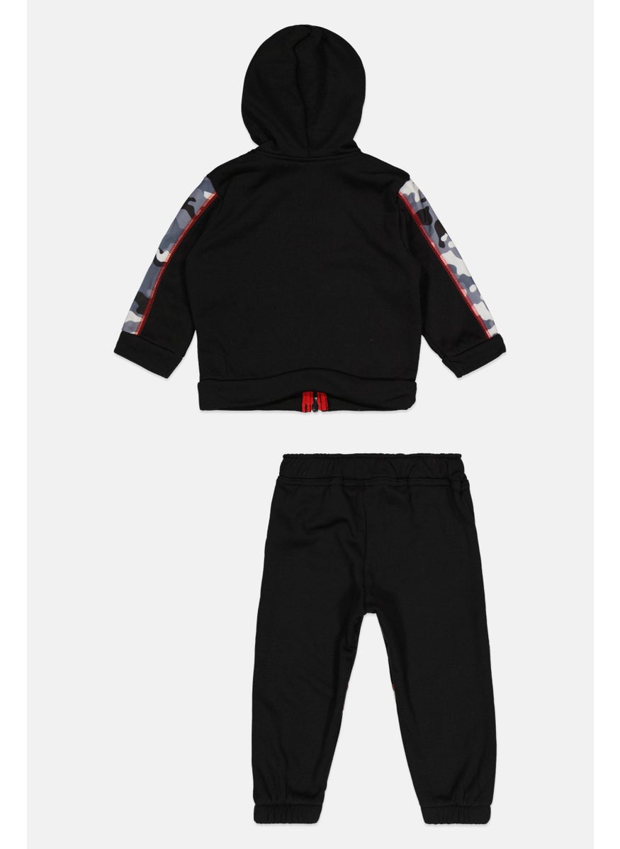 Body Glove - Toddlers Boy 2 Pcs Brand Logo Hoodie And Pant Set, Black - Image 1