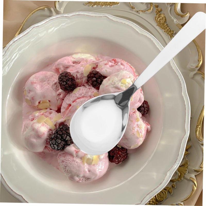 Stainless Steel Soup Spoons Set Of 4 Flat Bottom Design Size 15 20X4 50X4 00CM - Image 3