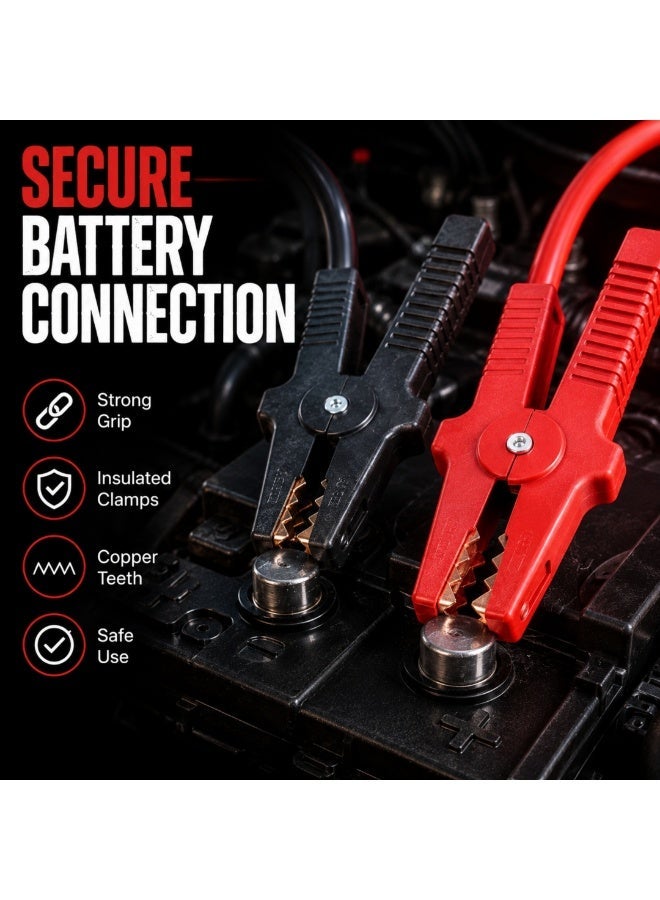 1000AMP Jumper Cable for Car Battery Emergency Start Kit with Carrying Bag Heavy Duty Booster Cable - Image 4