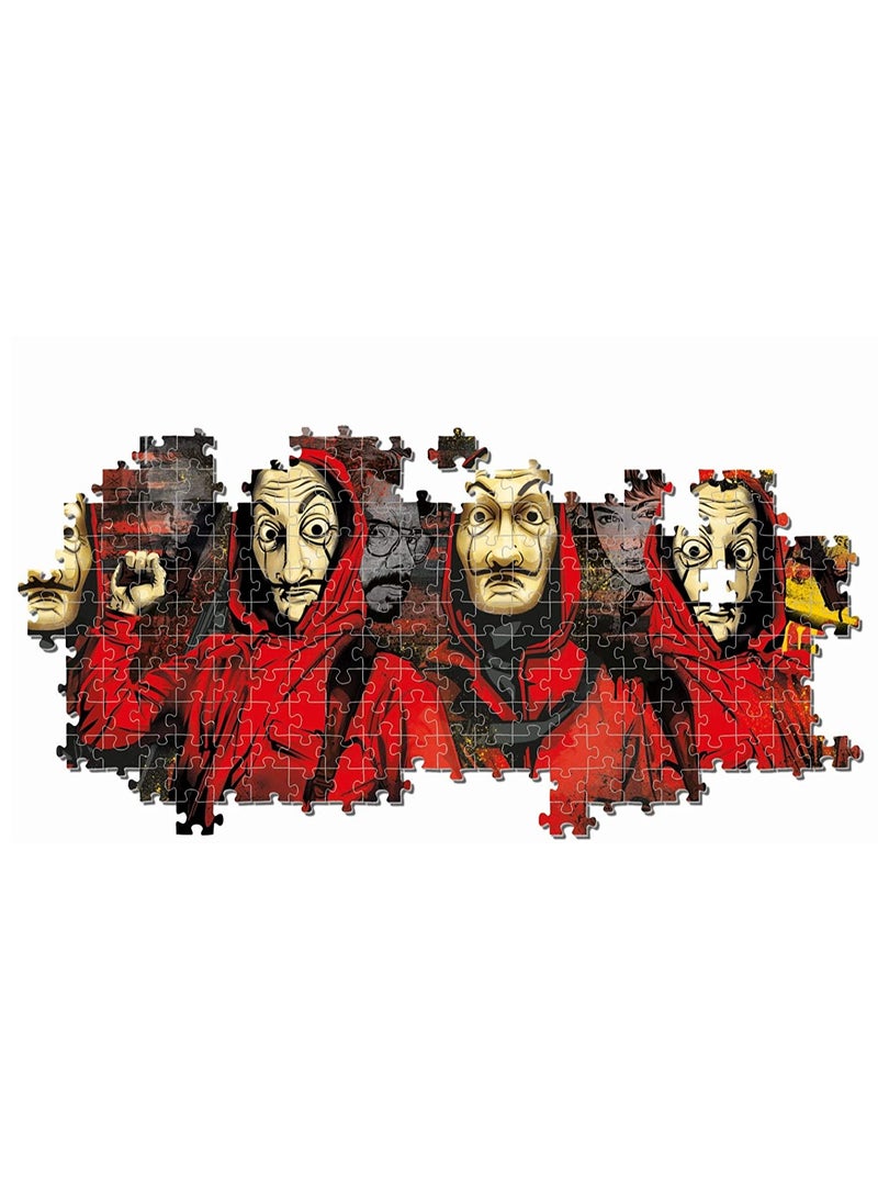 Clementoni Puzzle Panorama La Casa De Papel 1000-Pieces | Jigsaw Puzzle | Puzzle for Adults | Challenging Puzzle | Perfect for Stress Reliever and Puzzle Lovers - Image 1