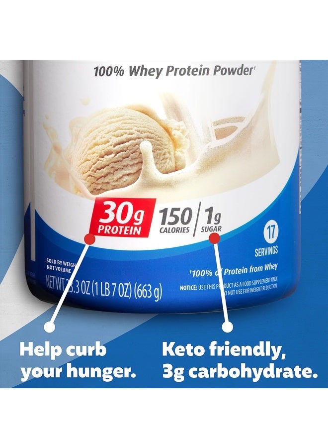 Premier Protein Powder, Vanilla Milkshake, 30g Protein, 1g Sugar, 100% Whey Protein, Keto Friendly, No Soy Ingredients, Gluten Free, 17 Servings, 23.3 Ounces - Image 3
