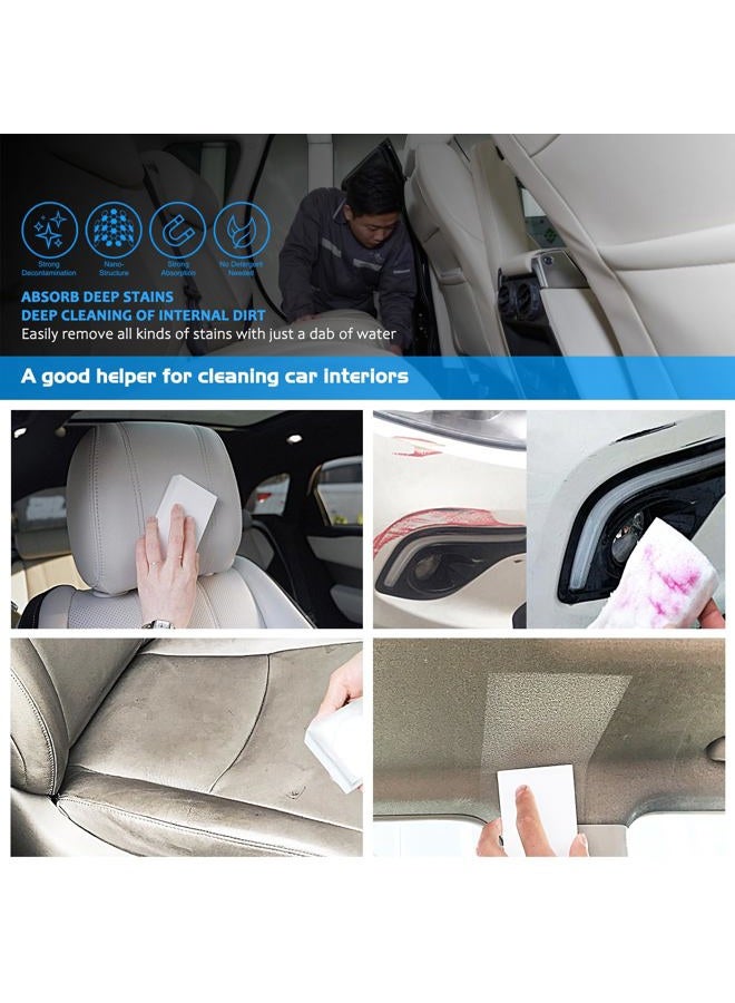 VACAIATU 100 Pc/lot Melamine Sponge Magic Sponge Eraser Dish Cleaner for Kitchen Office Bathroom Cleaning, Wall, Floor, Bathtub, Shoes, Furniture, Car Wash, Not Easily Rip. - Image 3