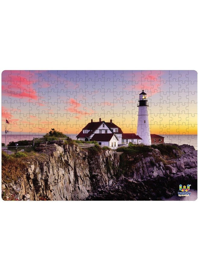 Webby Kids Portland Head Light Jigsaw Puzzle, 252 Pieces - Image 2