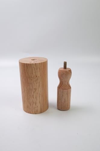 Lampstop Cup Pottery Molds Clay Tools 3.1" & 3.4" & 3.7" Set of 3 Wooden Pottery Tools for Creating Pottery Mug Vases (Style A) - Image 2