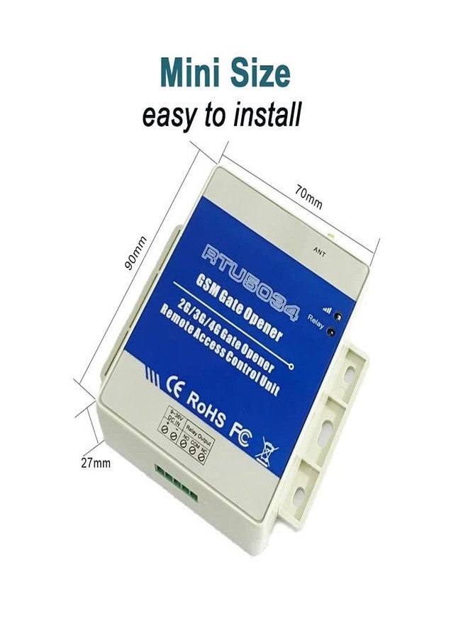 REES52 RTU5034 2G/3G/4G GSM Wireless Gate Opener Relay Switch Remote Control by Phone Call - Image 5
