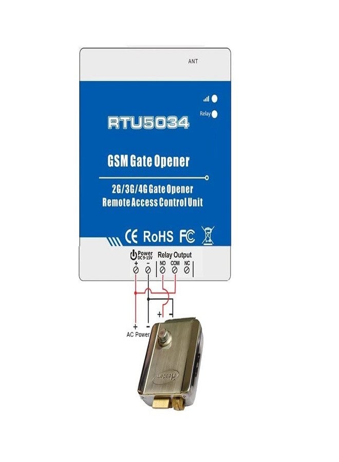 REES52 RTU5034 2G/3G/4G GSM Wireless Gate Opener Relay Switch Remote Control by Phone Call - Image 4