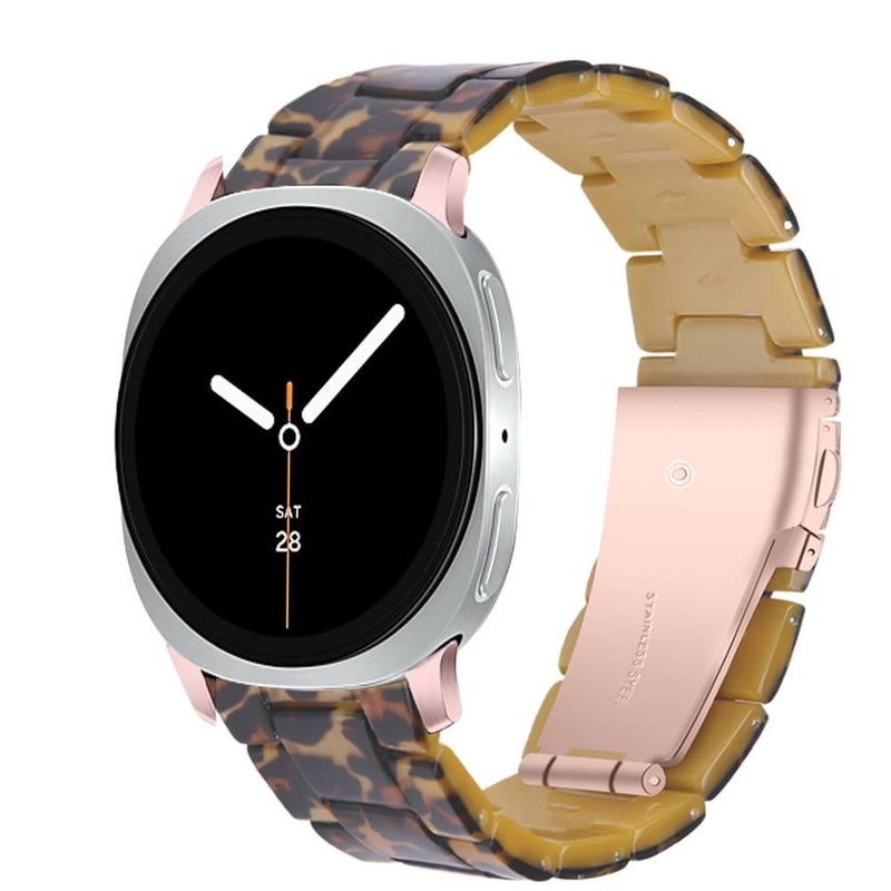 LL Clear Resin Bracelet Strap Smartwatch Band Compatible with Samsung Galaxy Watch 8 Classic with Adjustable Fit Replacement Strap for Daily Wear - Image 3
