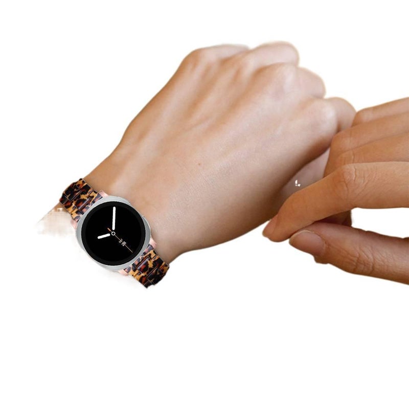 LL Clear Resin Bracelet Strap Smartwatch Band Compatible with Samsung Galaxy Watch 8 Classic with Adjustable Fit Replacement Strap for Daily Wear - Image 5