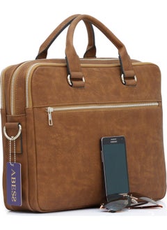 Abess Briefcase , 3 Compartment Briefcase , Laptop Compartment  - Image 4