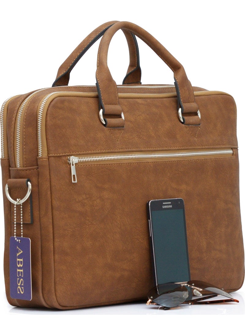 Abess - Briefcase , 3 Compartment Briefcase , Laptop Compartment - Image 1