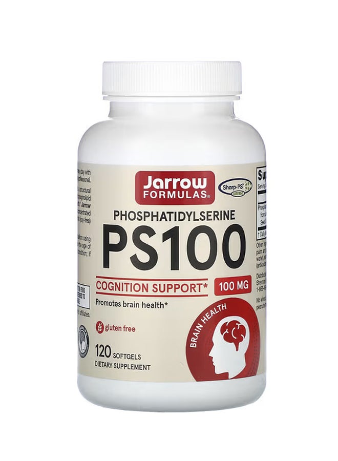 jarrow formulas PS100 Phosphatidylserine 100 mg 120 Softgels