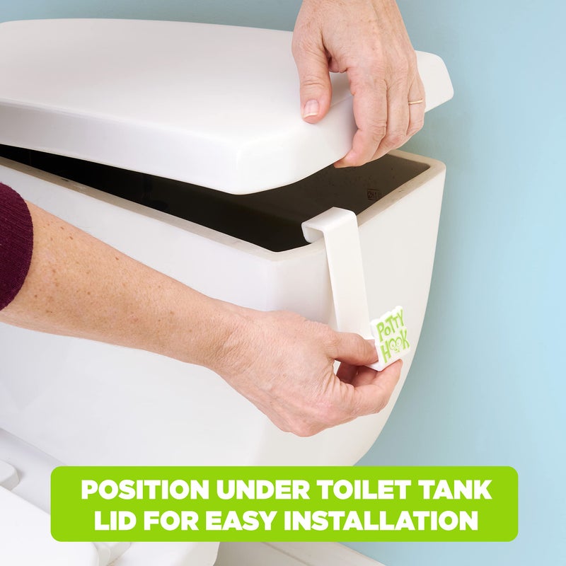 Ginsey Idea Factory Potty Hook/Storage Hook - Potty Training Storage, White (00577) - Image 5