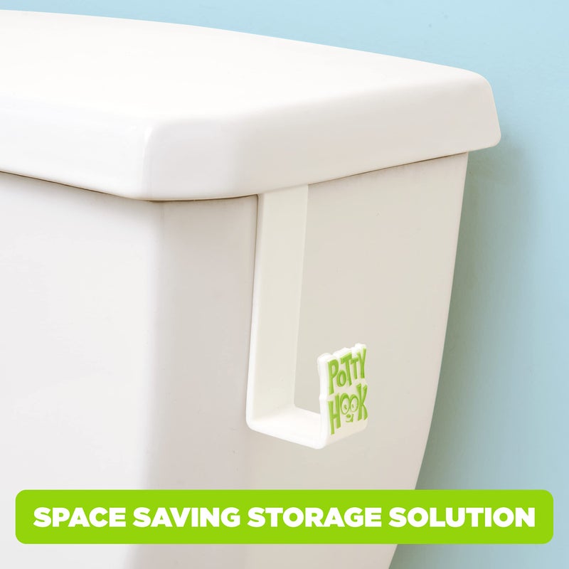 Ginsey Idea Factory Potty Hook/Storage Hook - Potty Training Storage, White (00577) - Image 2