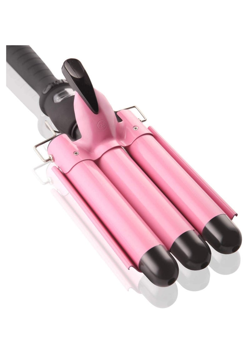 Generic - 3 Barrel Curling Iron hair waver 3 barrel Hair Waver Hair Curler 1 Inch Professional Salon Ceramic Curling Iron Egg Roll Hair Styling Tools Hair Styler Wand Curler Irons - Image 1