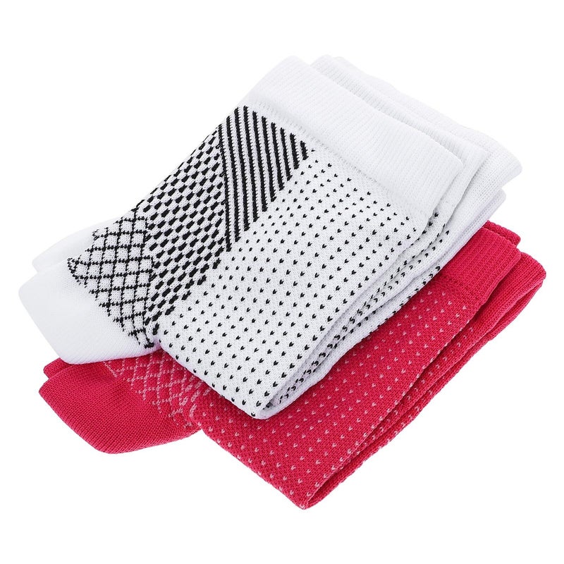 Rose Red Ankle Support Brace Sleeve Adjustable for Sports Injury Prevention 4 Pack - Image 2
