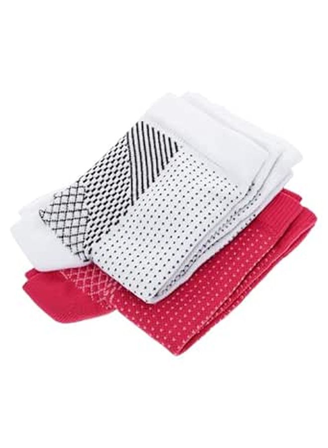 Rose Red Ankle Support Brace Sleeve Adjustable for Sports Injury Prevention 4 Pack - Image 1