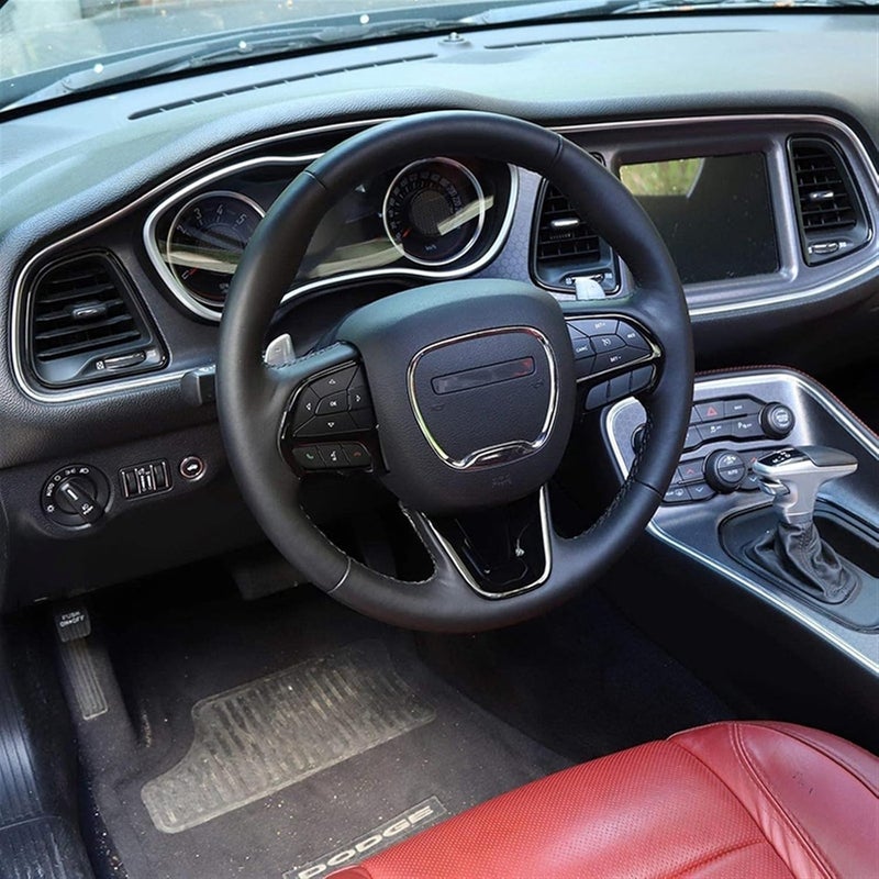 Wivplex Steering Wheel Cover Trim for Dodge Vehicles - Image 5