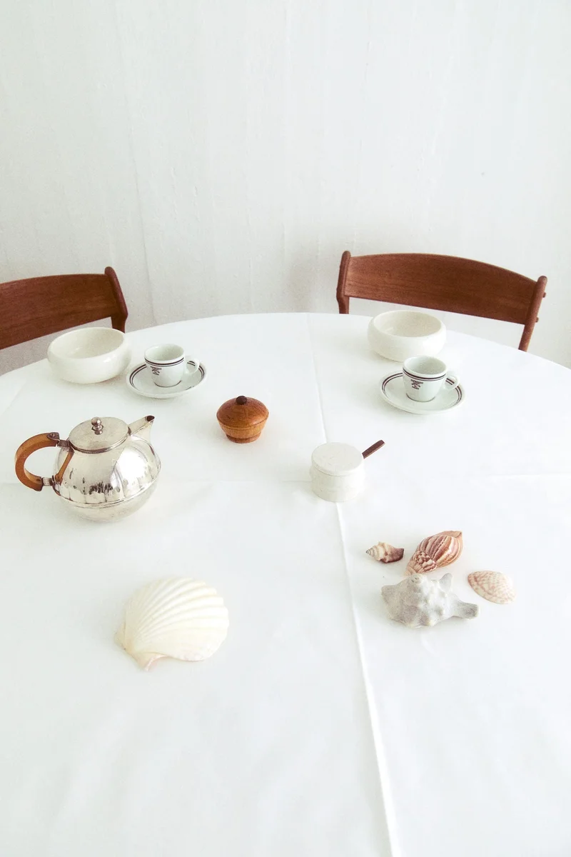 H&M Stoneware salt jar