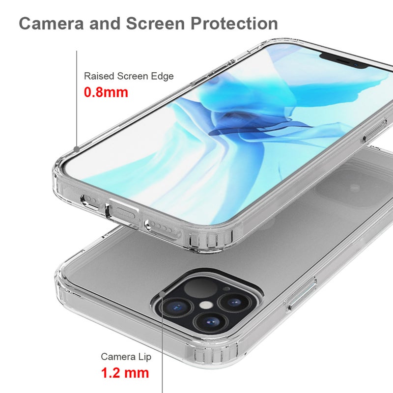 📱 غطاء حماية شفاف من الأكريليك لهاتف آيفون للاستخدام اليومي بتصميم عصري - Image 3