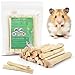 Bissap 170g03Ib Sweet Bamboo Sticks for Rabbits Bunny Chew Toys for Rabbits Hamster Chinchilla Guinea Pigs Rabbit Squirrel Small Animals Natural Treats Teeth Grinding Chew Sticks - Image 3
